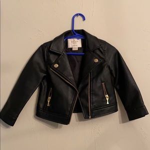 Kate Spade faux leather moto jacket 24 Months
